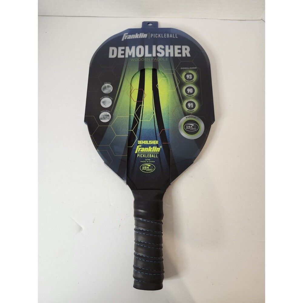 Franklin Sports Demolisher Pickleball Paddle - USAPA Approved - Wood Pickleball